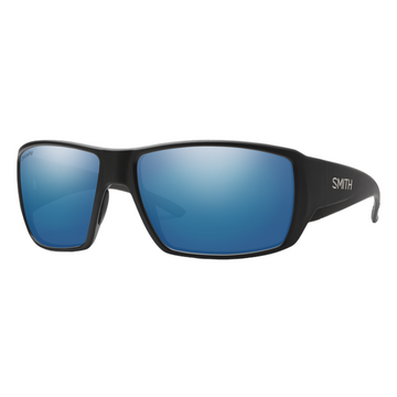 Smith Guides Choice - Matte Black w/ ChromaPop Glass Polarized Blue Mirror Lens