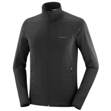 Salomon Men's Lightwarm Hybrid Full Zip Fleece