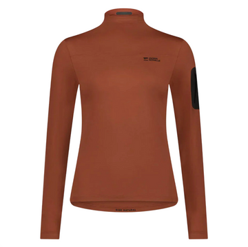 Mons Royale Women's Diversion Merino Mock Neck Long Sleeve