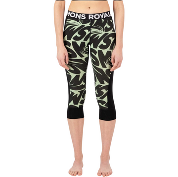 Mons Royale Women's Cascade Merino Base Layer 3/4th Legging