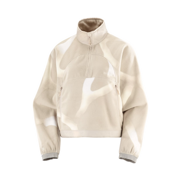 Salomon Women's Chroma Crop Half Zip Fleece