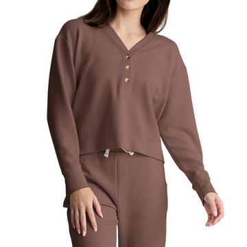Free Fly Women's Waffle Long Sleeve Henley