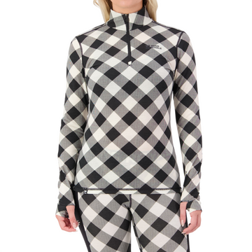 Mons Royale Women's Cascade 1/4 Zip Merino Long Sleeve