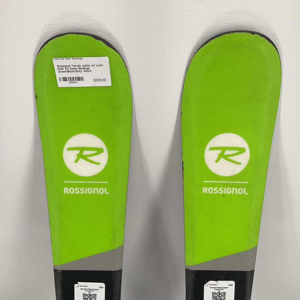 ROSSIGNOL 子供用スキー　80センチ Rossignol Terrain Junior w/ Look KidX 4.5 Demo Bindings – Lone