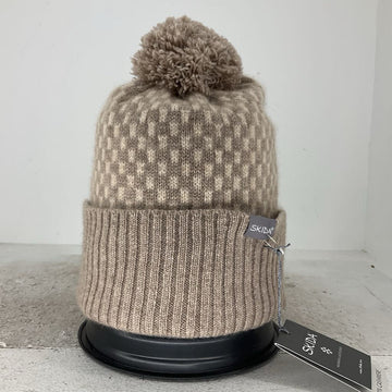 Bonnet en cachemire tricoté Skida Dash