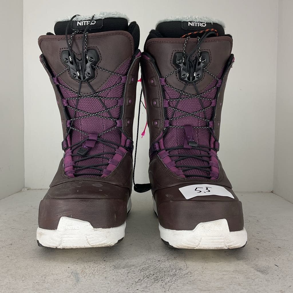 nitro crown tls snowboard boot women's 2023 Nitro Women's Crown TLS Snowboard Boots – Lone Pine Gear Exchange
