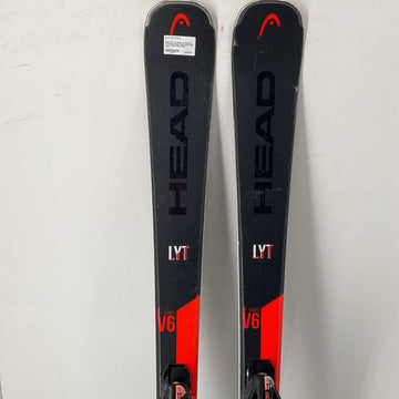Head LYT V6 Shape w/ Head PR 11 Demo Bindings *core shot,rusted edges*
