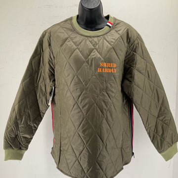 Shred Hardly Unisex Quilted Puffy Sweater