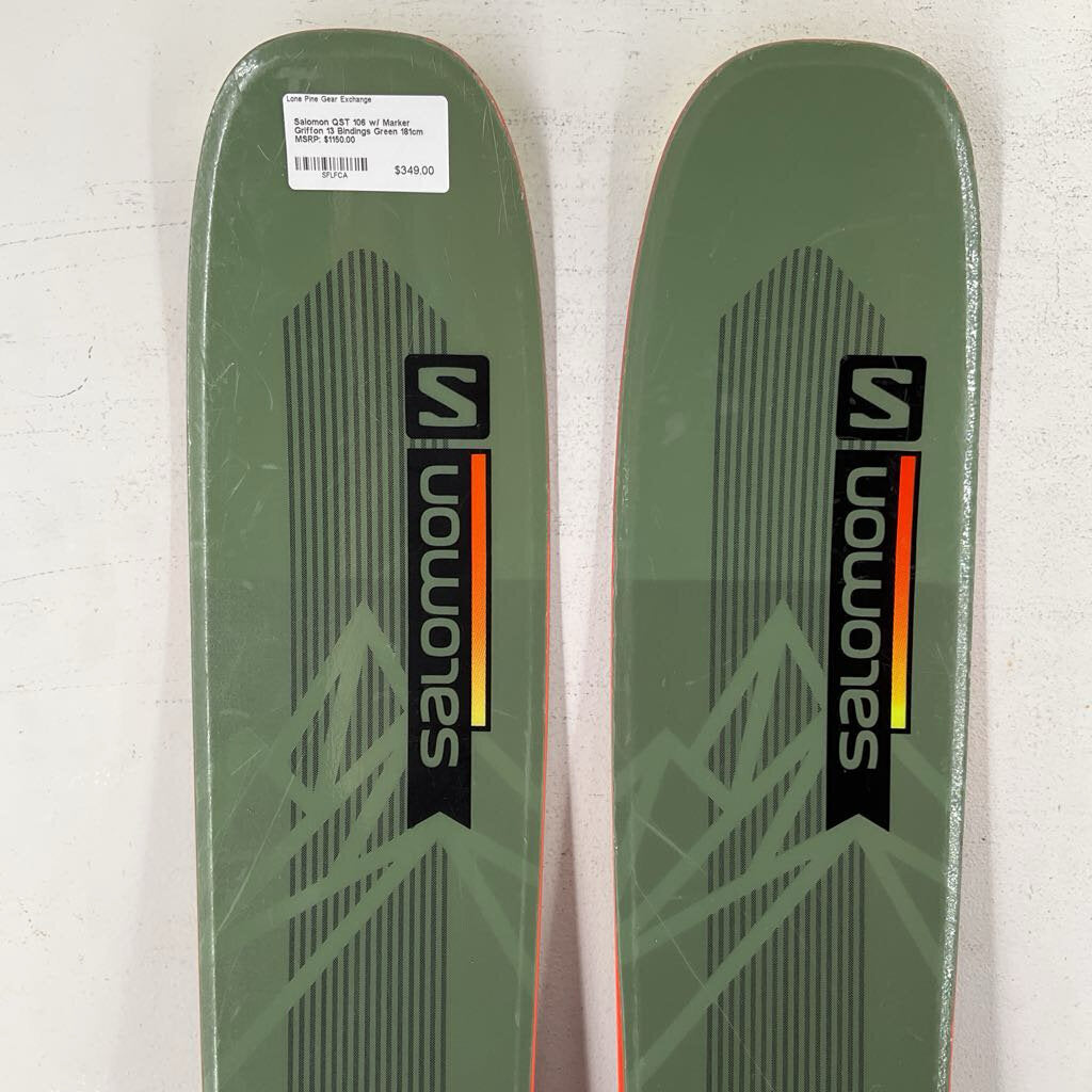 Salomon QST 106 w⁄ Marker Griffon 13 Bindings – Lone Pine Gear