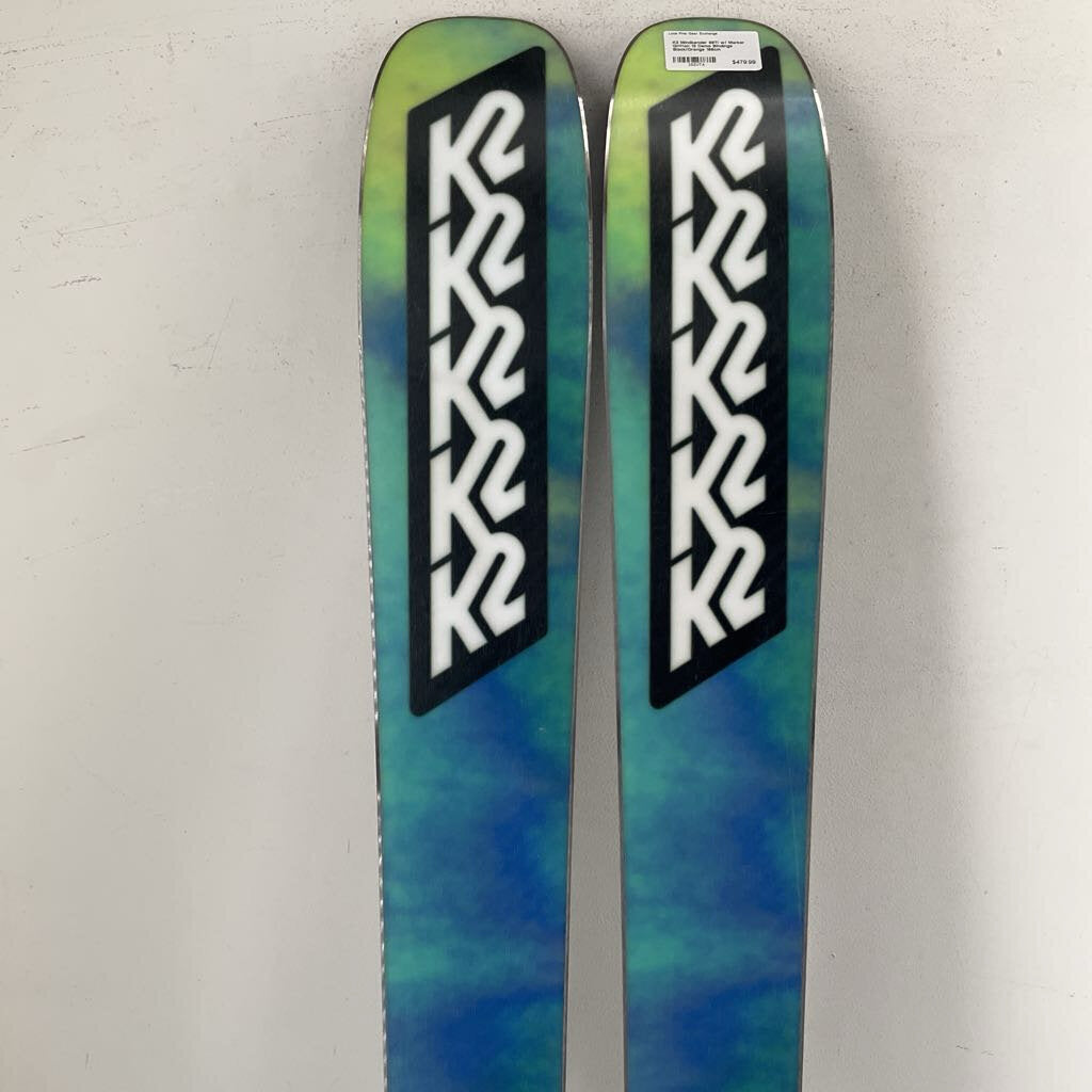 K2 Mindbender 99Ti w/ Marker Griffon 13 Demo Bindings *Top Sheet Damage*