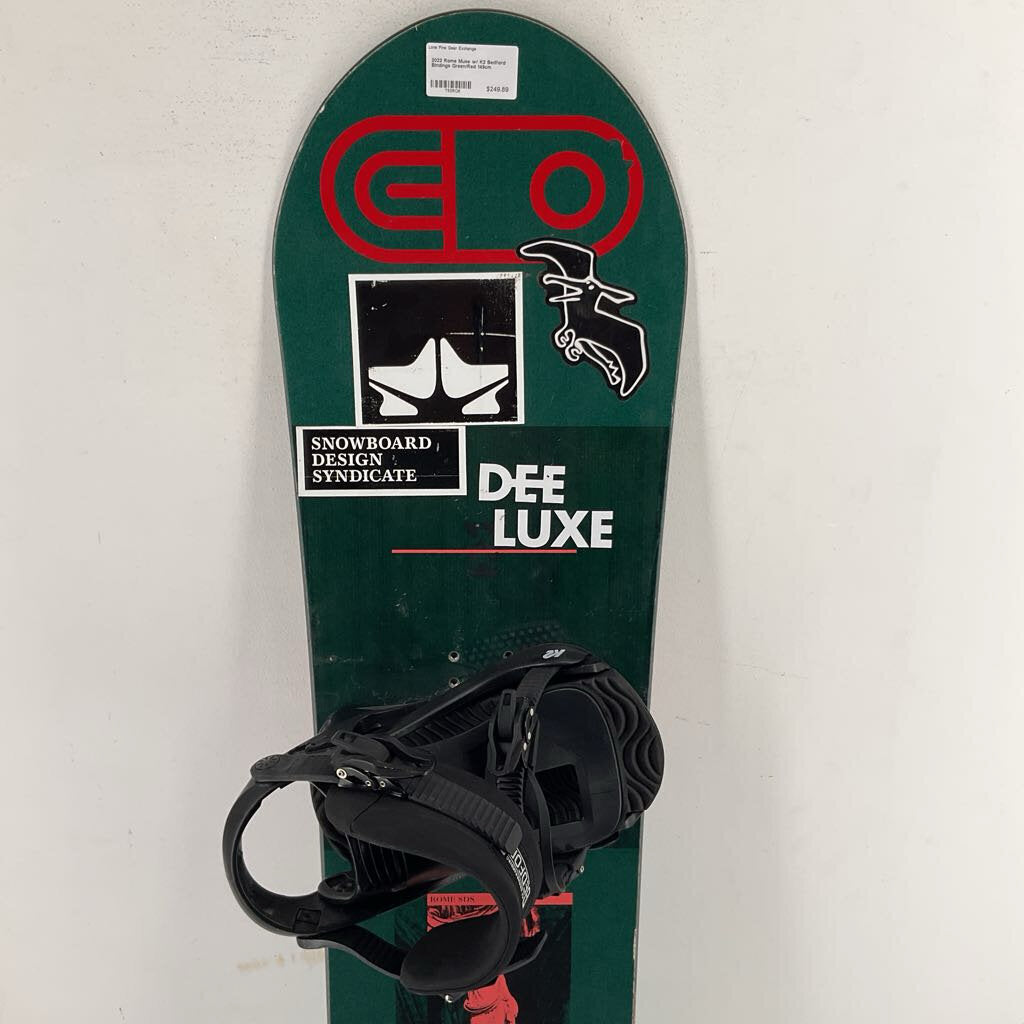 2022 Rome Muse w/ K2 Bedford Bindings – Lone Pine Gear Exchange