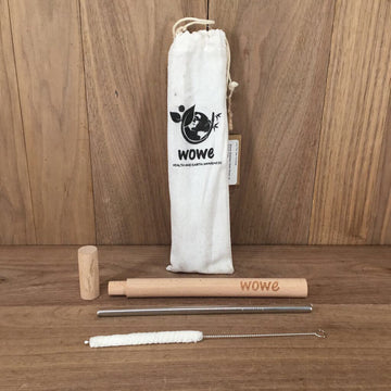 Wowe Stainless Steel Straw w/ Travel Case