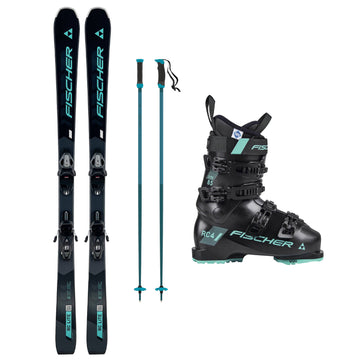 2025 Fischer RC Inspire Lite w/ XTR RC4 85 HV Boots and Atomic Poles Package