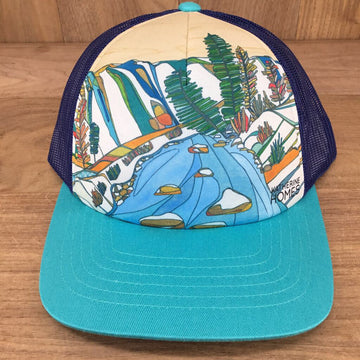 Casquette de camionneur Silent Winter River de Katherine Homes